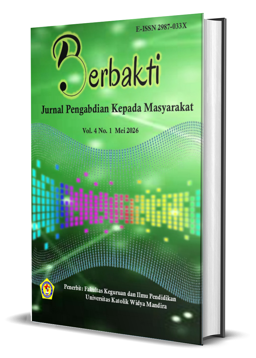 					View Vol. 4 No. 1: BERBAKTI: Jurnal Pengabdian Kepada Masyarakat | May 2026
				